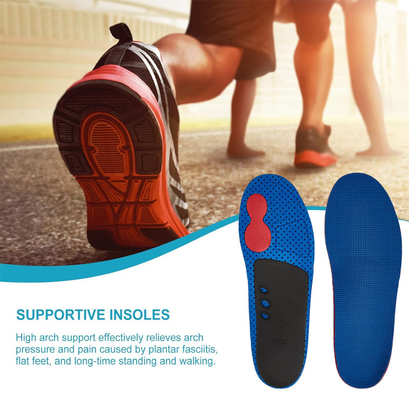 Nylon-reinforced support for flat foot - durable stability for athletic overpronators